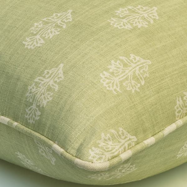 Buttercup Fennel, Sustainable Feather, Cushion - Andrew Martin