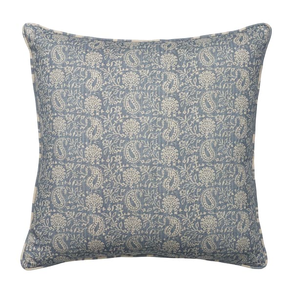 Sunflower Denim, Sustainable Feather, Cushion - Andrew Martin