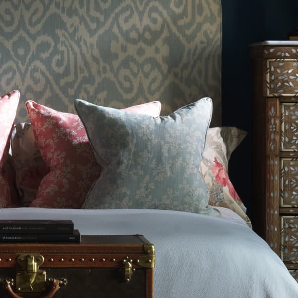 Vine Duck Egg, Sustainable Feather, Cushion - Andrew Martin