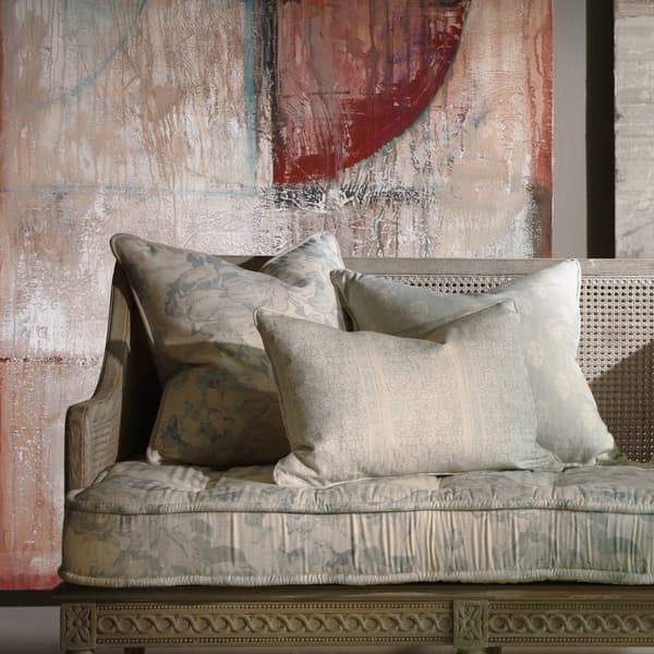 Mayfly Duck Egg, Sustainable Feather, Cushion - Andrew Martin