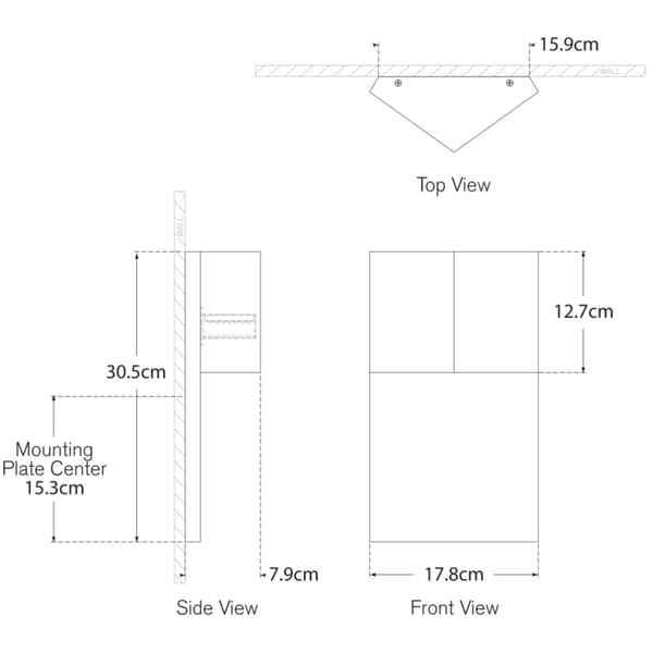 Rega Wall Light Bronze, Wall Light - Andrew Martin
