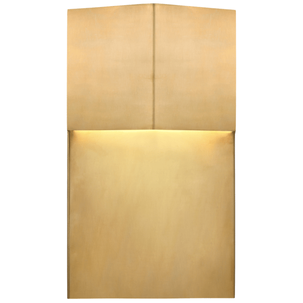 Rega Wall Light Brass, Wall Light, Antique-Burnished Brass - Andrew Martin