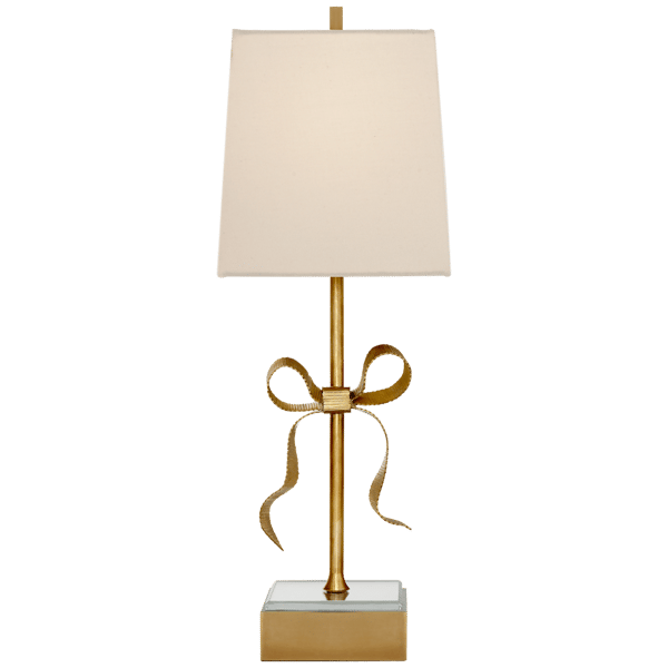 Ellery Table Lamp Cream, Table Lamp, Soft Brass & Cream Shade - Andrew Martin