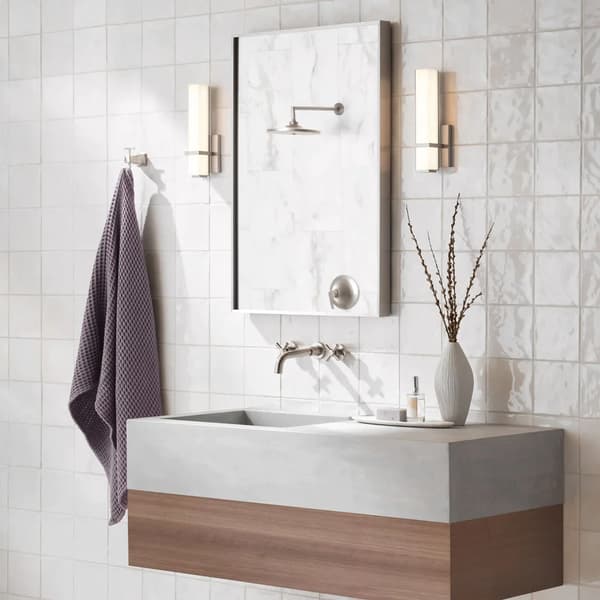 Milan Wall Light, Wall Light, Nickel - Andrew Martin