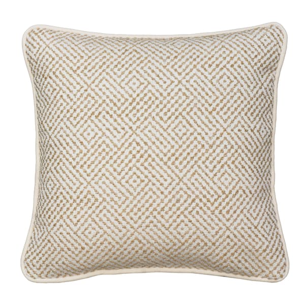 Driftwood Hessian, 50/50% Wool And Feather Mix, Cushion, 55cm x 55cm - Andrew Martin