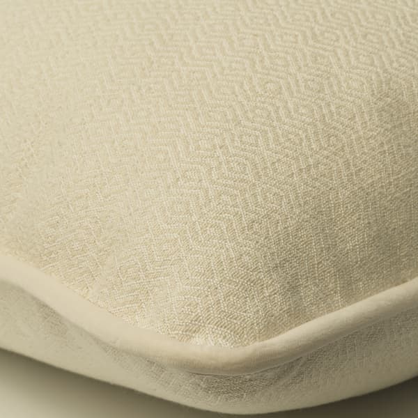 Riverbank Chalk, Wool, Cushion, 55cm x 55cm - Andrew Martin