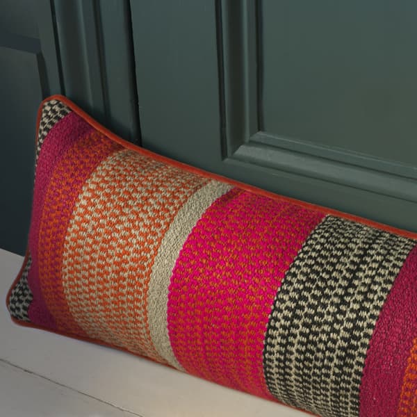 Llama Orange Draught Excluder, Wool, Cushion - Andrew Martin