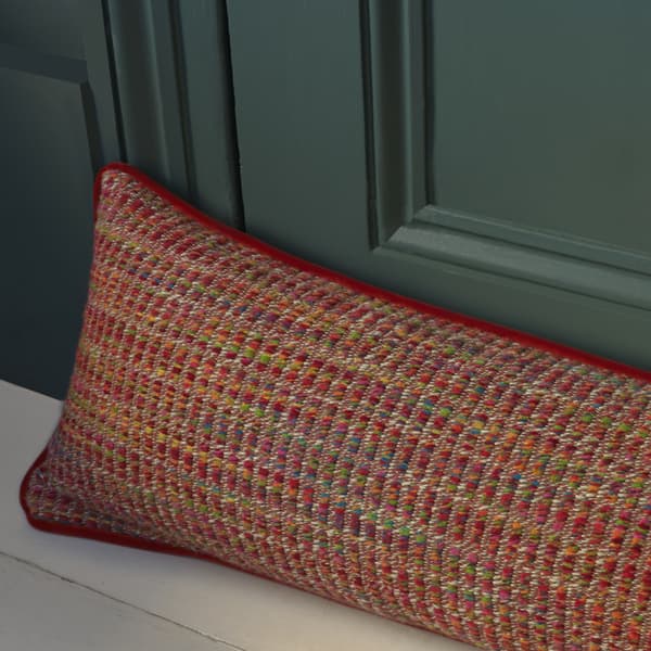 Sorrento Draught Excluder, Wool, Cushion, Orange - Andrew Martin