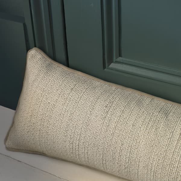 Albany Linen Draught Excluder, Wool, Cushion, Storm - Andrew Martin