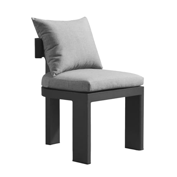 Caicos Dining Chair Slate, Outdoor Dining Chair - Andrew Martin
