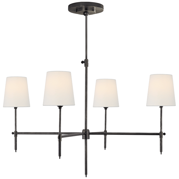 Bryant Chandelier Bronze, Chandelier - Andrew Martin
