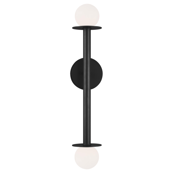Nodes Double Wall Light Midnight Black, Wall Light - Andrew Martin