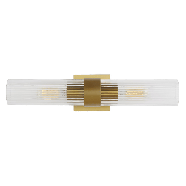 Geneva Wall Light Brass, Wall Light, Burnished Brass - Andrew Martin