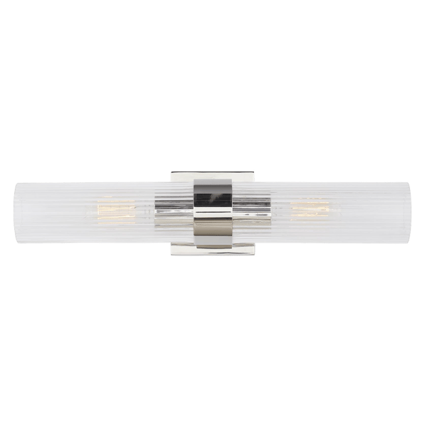 Geneva Wall Light Nickel, Wall Light, Polished Nickel - Andrew Martin