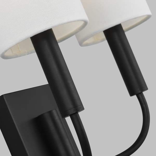 Brianna Double Wall Light Iron, Wall Light, Aged Iron - Andrew Martin