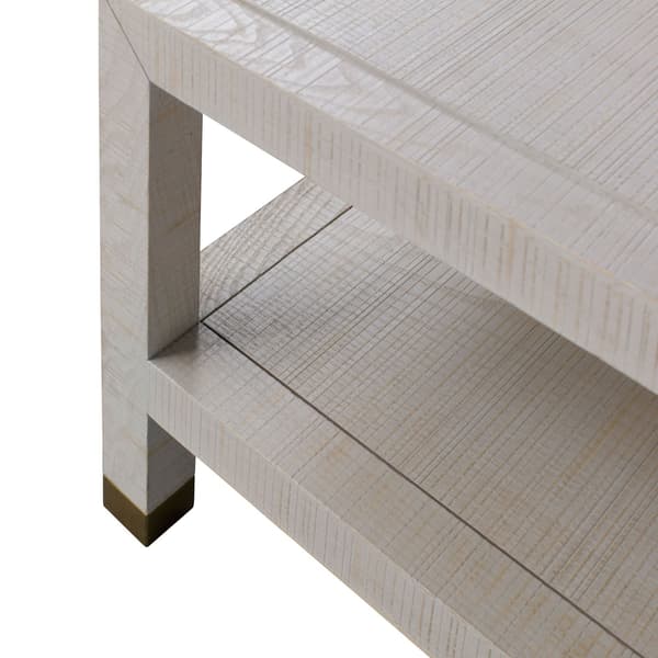 Raffles Coffee Table White, Coffee Table, White - Andrew Martin