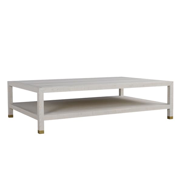 Raffles Coffee Table White, Coffee Table, White - Andrew Martin