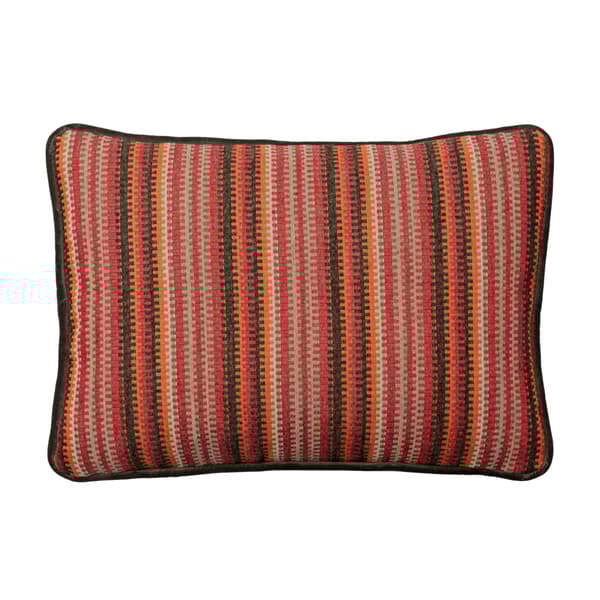 Cuchillas Multi, Sustainable Feather, Cushion, 55CM X 40CM, Red - Andrew Martin