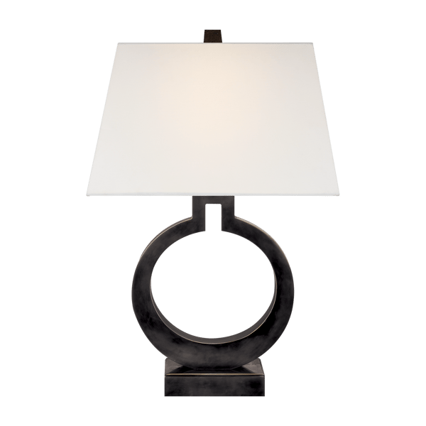 Ring Form Table Lamp Bronze, Table Lamp, Small - Andrew Martin