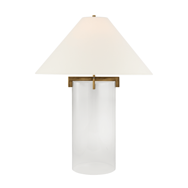 Brooks Table Lamp Iron, Table Lamp, Crystal and Gilded Iron - Andrew Martin