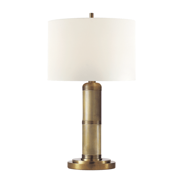 Longacre Table Lamp Brass, Table Lamp, Small, Hand-Rubbed Antique Brass - Andrew Martin