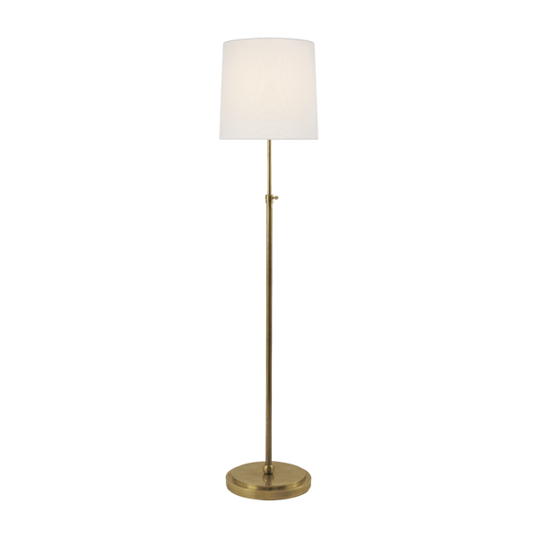 Bryant Floor Lamp Brass, Floor Lamp, Hand-Rubbed Antique Brass - Andrew Martin