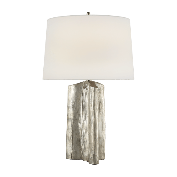 Sierra Table Lamp Silver, Table Lamp, Burnished Silver Leaf - Andrew Martin