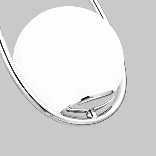 Galassia Wall Light Nickel, Wall Light, Polished Nickel - Andrew Martin