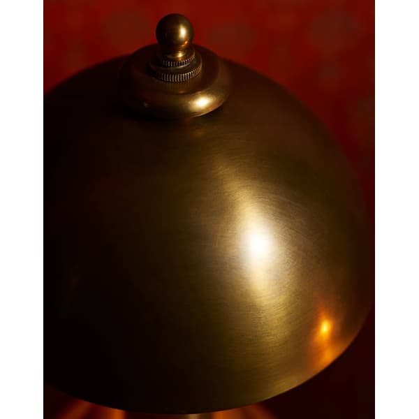 Totie Table Lamp Brass, Desk Lamp, Hand-Rubbed Antique Brass - Andrew Martin