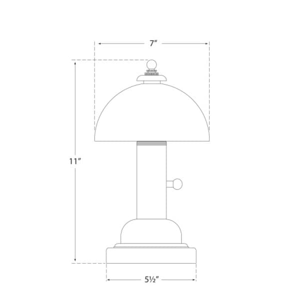 Totie Table Lamp Bronze, Desk Lamp - Andrew Martin