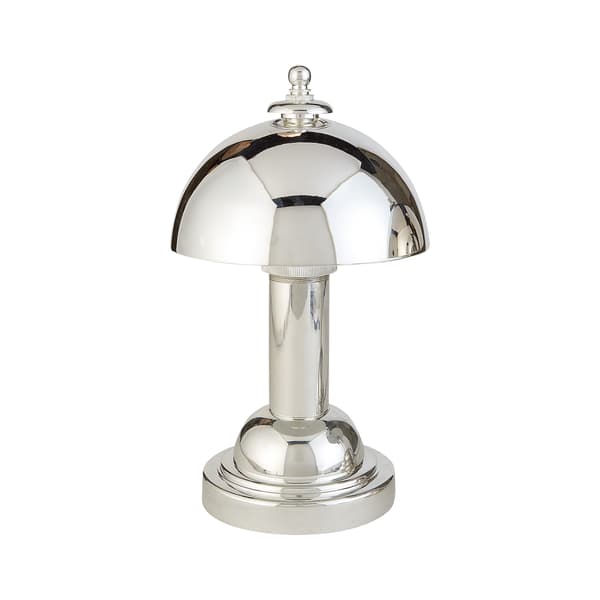 Totie Table Lamp Nickel, Desk Lamp, Polished Nickel - Andrew Martin