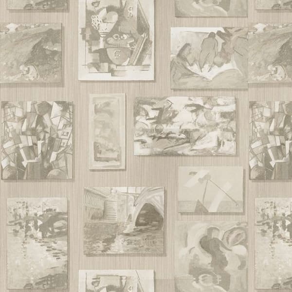 Rockefeller Coffee Wallpaper, Wallpaper - Andrew Martin