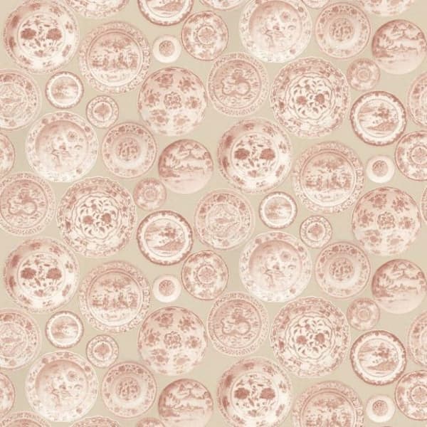 Cargo Red Wallpaper, Wallpaper - Andrew Martin