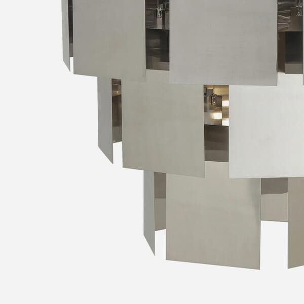 Marilyn Chandelier Steel, Pendant Light, Large - Andrew Martin