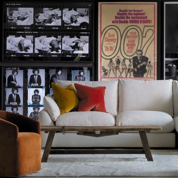 Medici Raw Umber, Sustainable Feather, Cushion - Andrew Martin