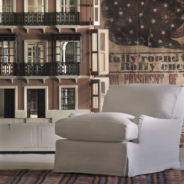 Lady May Chair, Stone, Armchair, Light Neutral - Andrew Martin