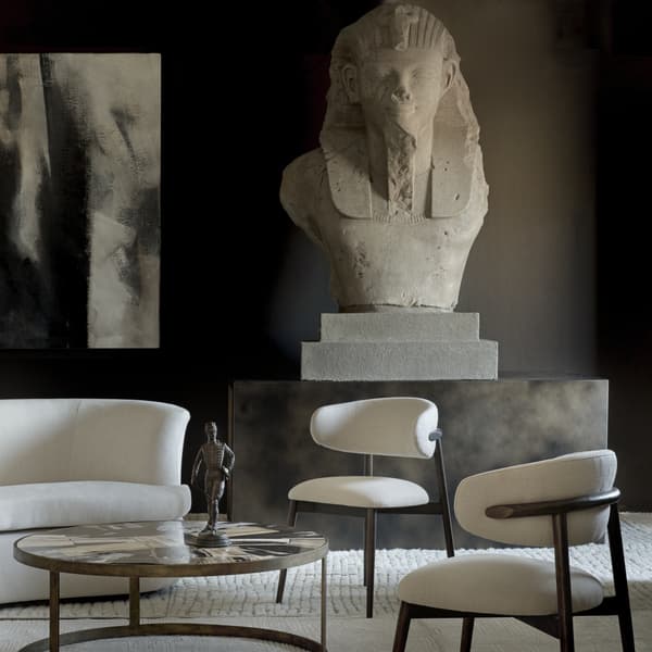 Kitty Dining Chair, Dining Chair, Brown/Dark Neutral - Andrew Martin