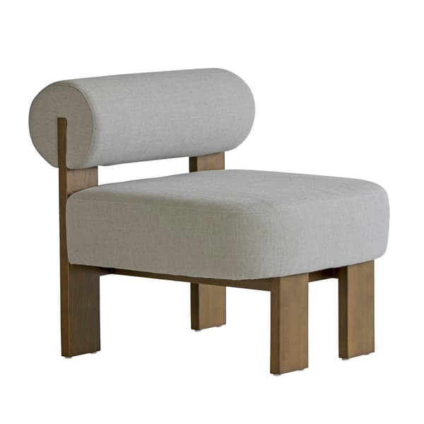 Pello Chair, Occasional Chair, Grey/Silver - Andrew Martin