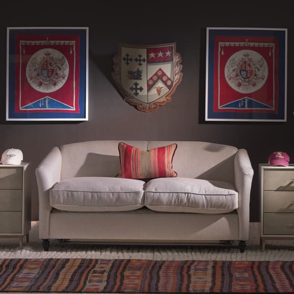 Montana Custom Sofa Bed, Montana Sofa Bed, Sofa Bed, Brown/Red/Blue - Andrew Martin