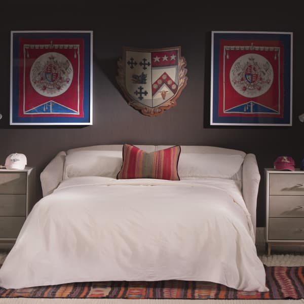Montana Custom Sofa Bed, Montana Sofa Bed, Sofa Bed, Brown/Red/Blue - Andrew Martin