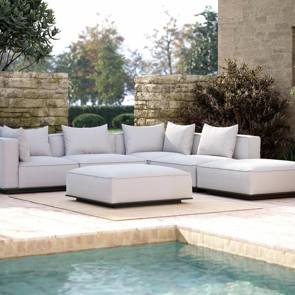 Outdoor Cover Naxos Footstool, Outdoor Cover - Andrew Martin