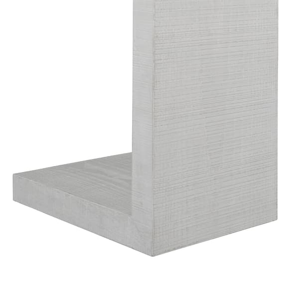 Raffles Side Table White, End Table, White - Andrew Martin