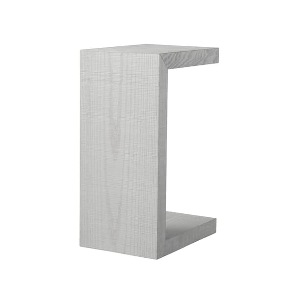 Raffles Side Table White, End Table, White - Andrew Martin