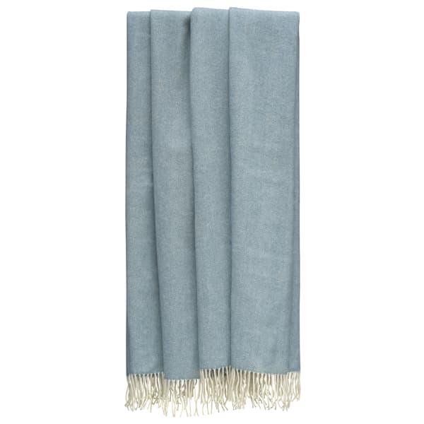 Herringbone Throw Blue, Throw, Duck Egg - Andrew Martin