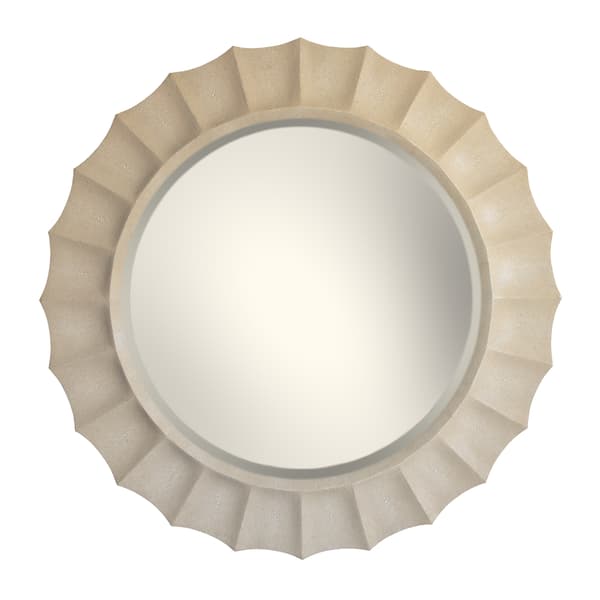 Joplin Mirror Cream, Mirror, Large - Andrew Martin