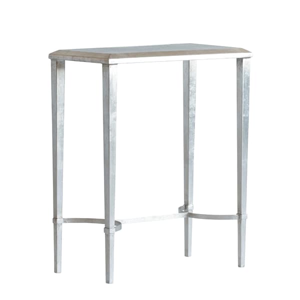 Kazan Side Table Light Grey, Side Table - Andrew Martin