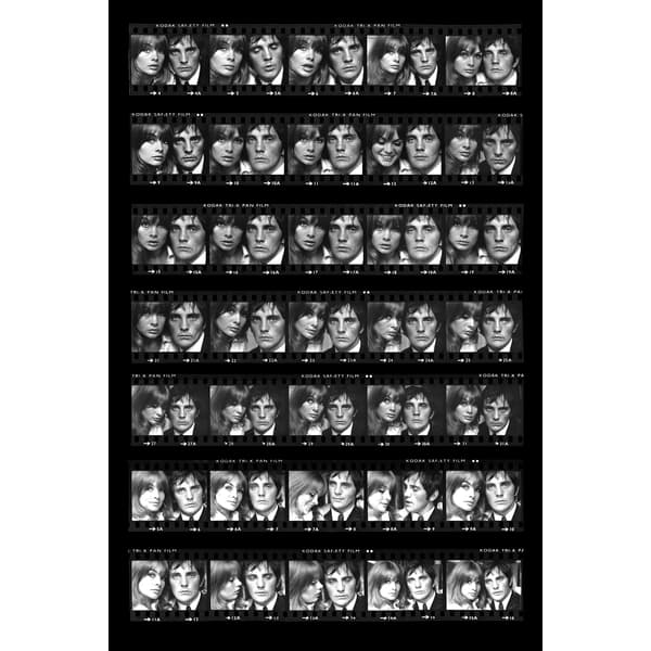 Faces Of The Sixties - Jean Shrimpton and Terence Stamp, Photographic Artwork, Black & White - Andrew Martin