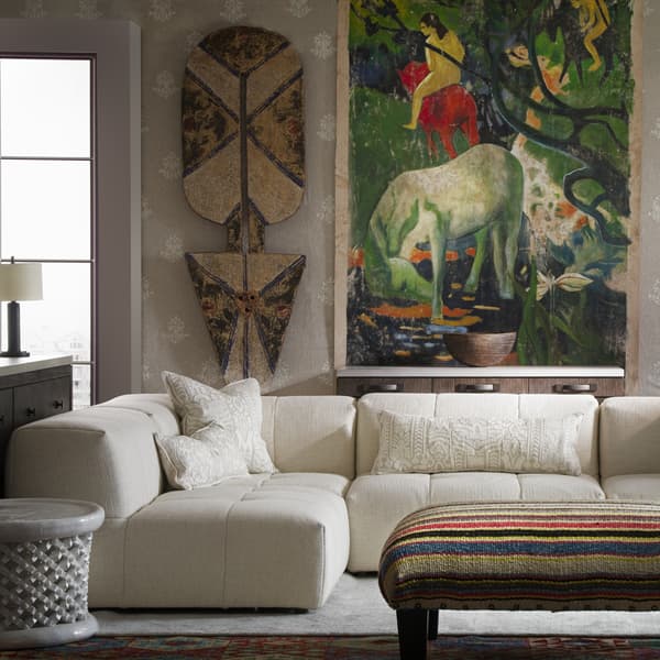 Tolco Sectional Sofa in Cream | Luxury Corner Sofa