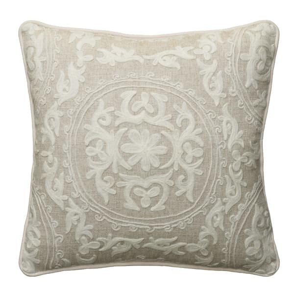 Yurt Ivory, Sustainable Feather, Cushion - Andrew Martin