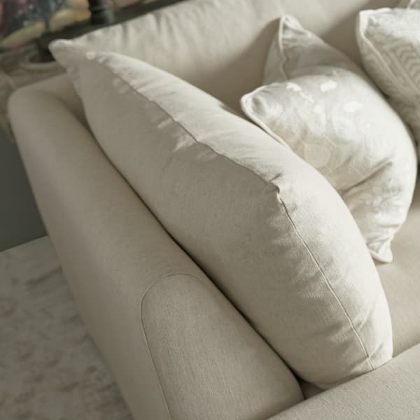 Bundum Section Sofa in Linen | Large Corner Sofa